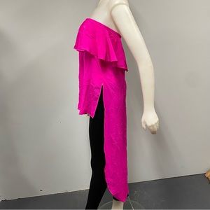 Aum-Couture Silk Hilo Strapless Top XS